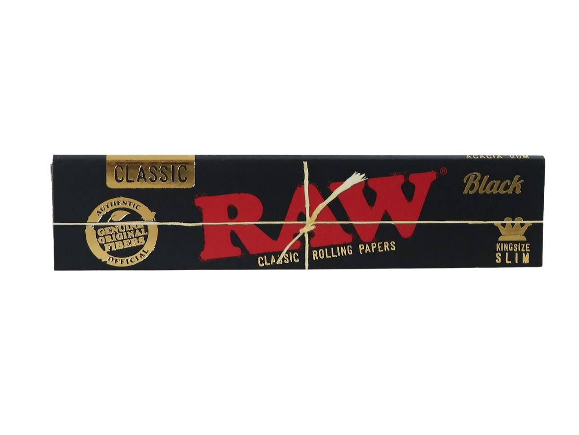RAW Black King Size Slim Papers kaufen | GLAZED®