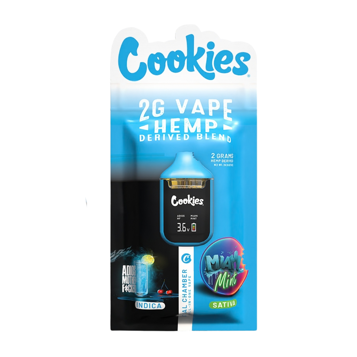 COOKIES® Dual Chamber 2ml Adios Motherfucker x Miami Mint