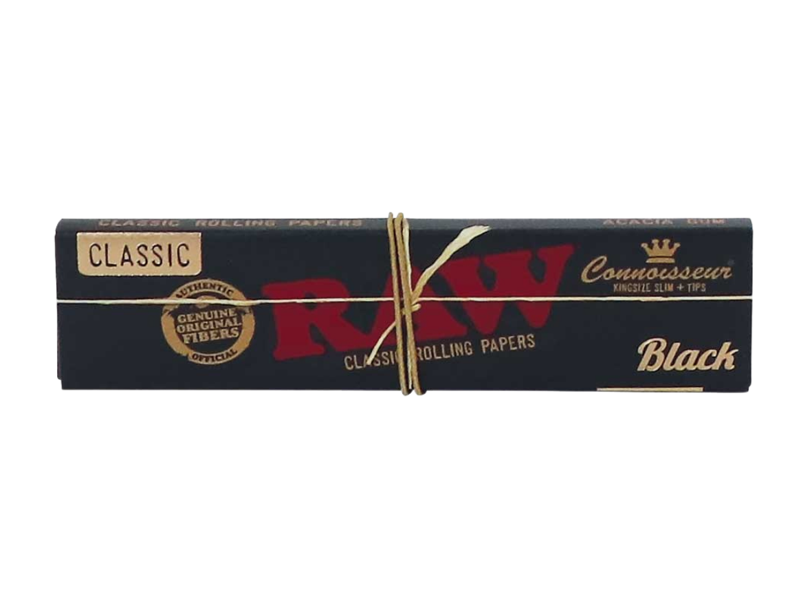 RAW Black Connoisseur Rolling Paper kaufen | GLAZED®