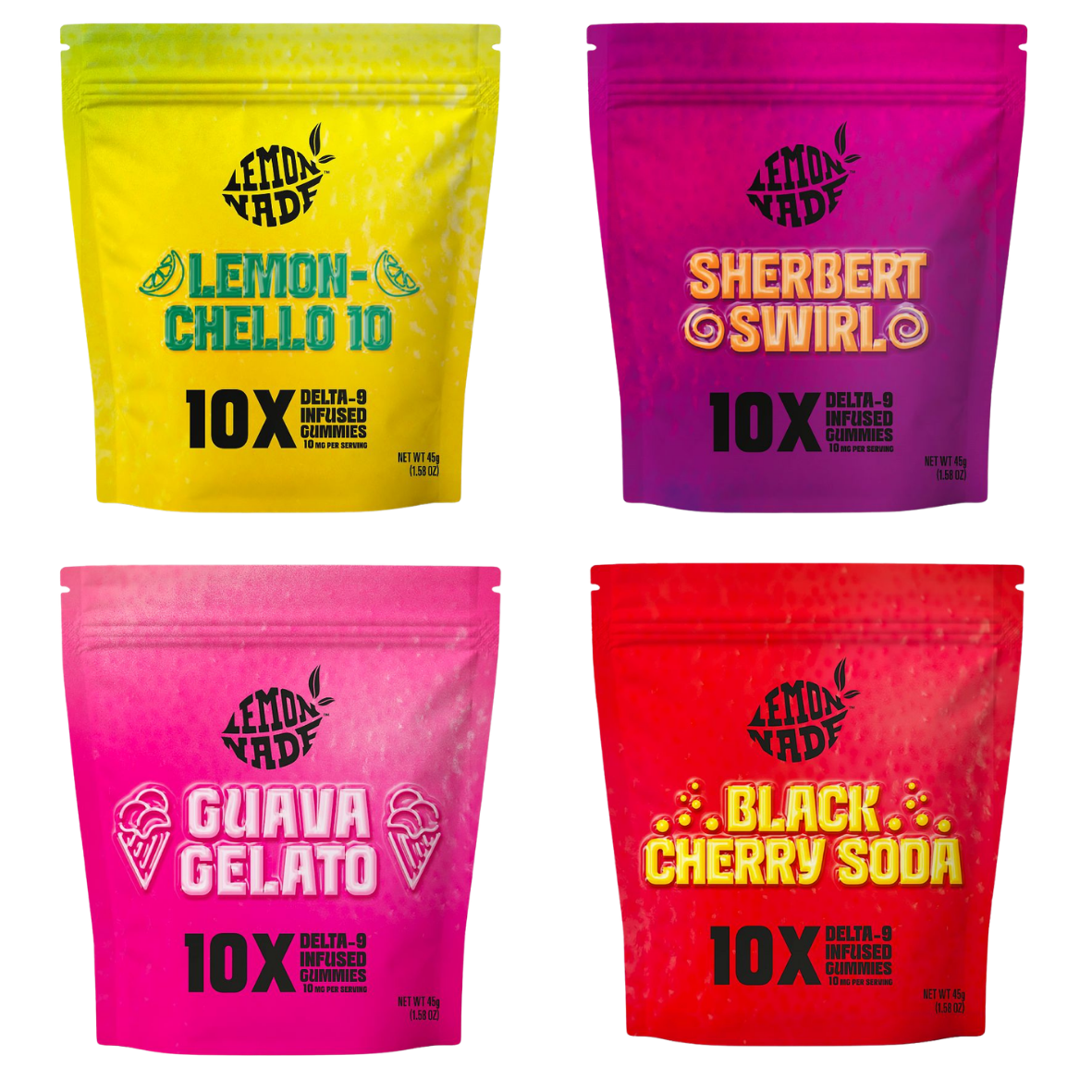 LEMONADE DELTA-9 GUMMIES BUNDLE PACK (4X100MG) | COOKIES®