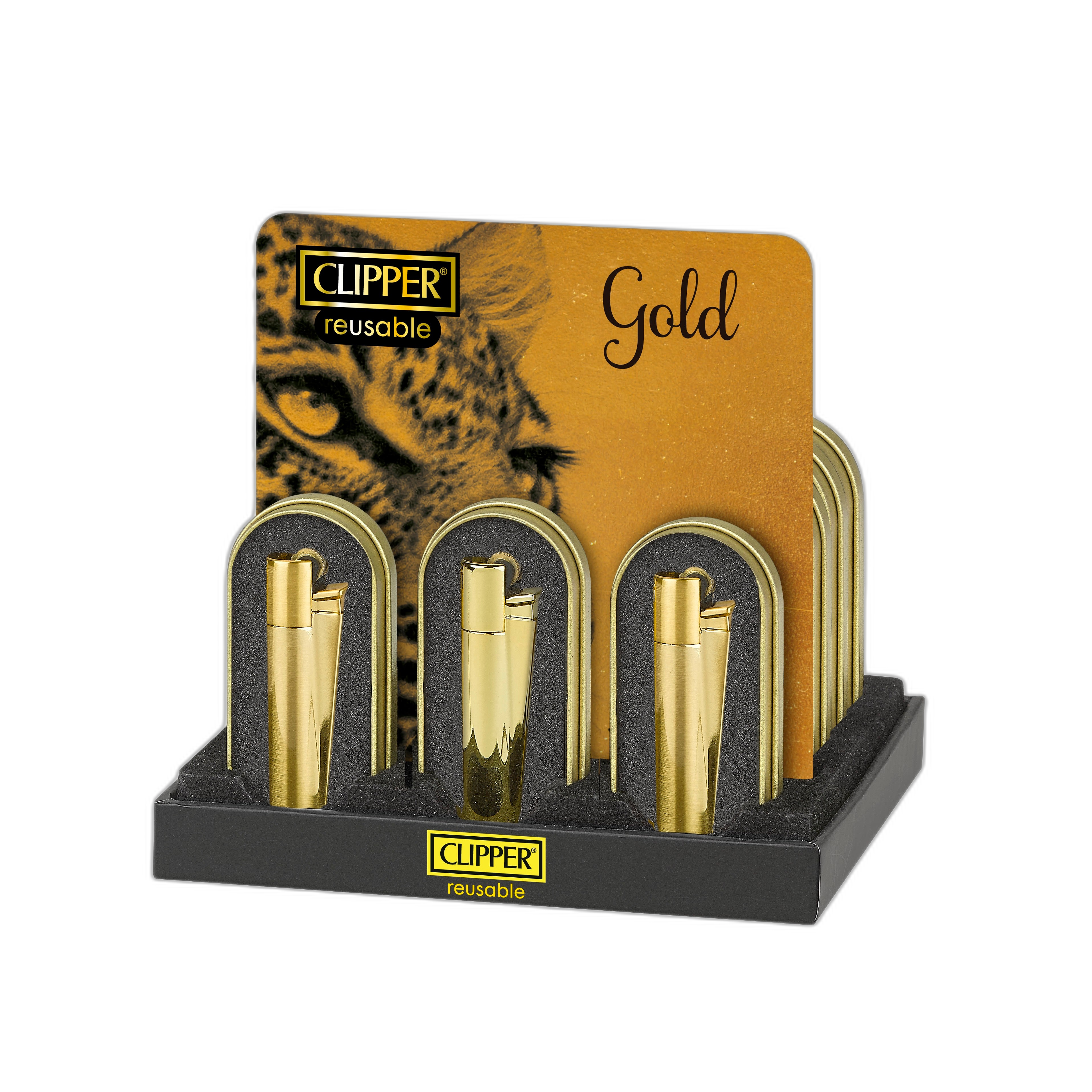 CLIPPER® Feuerzeug Gold kaufen | GLAZED®