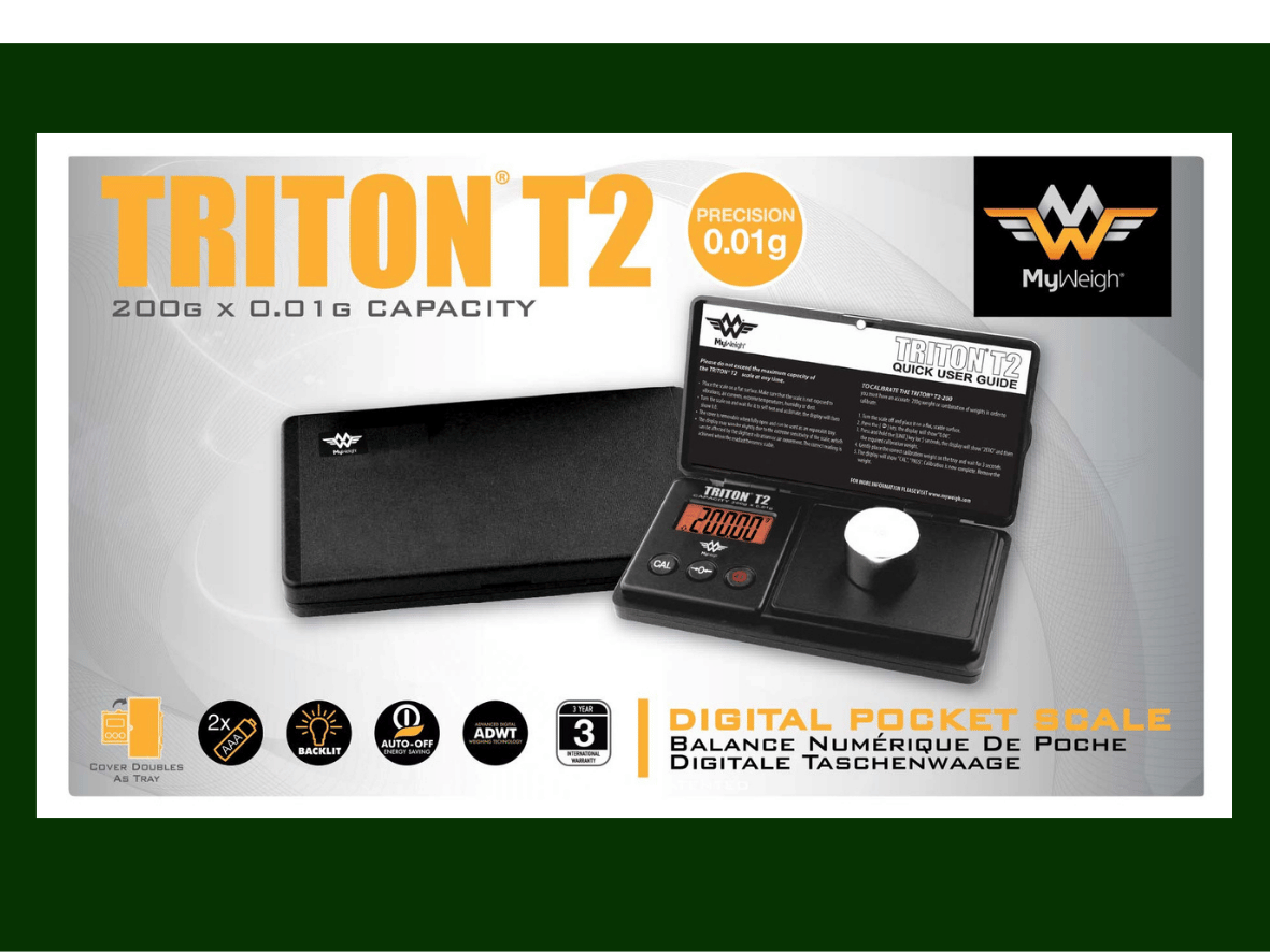 My Weigh Triton T2 Präzisionswaage kaufen | GLAZED®