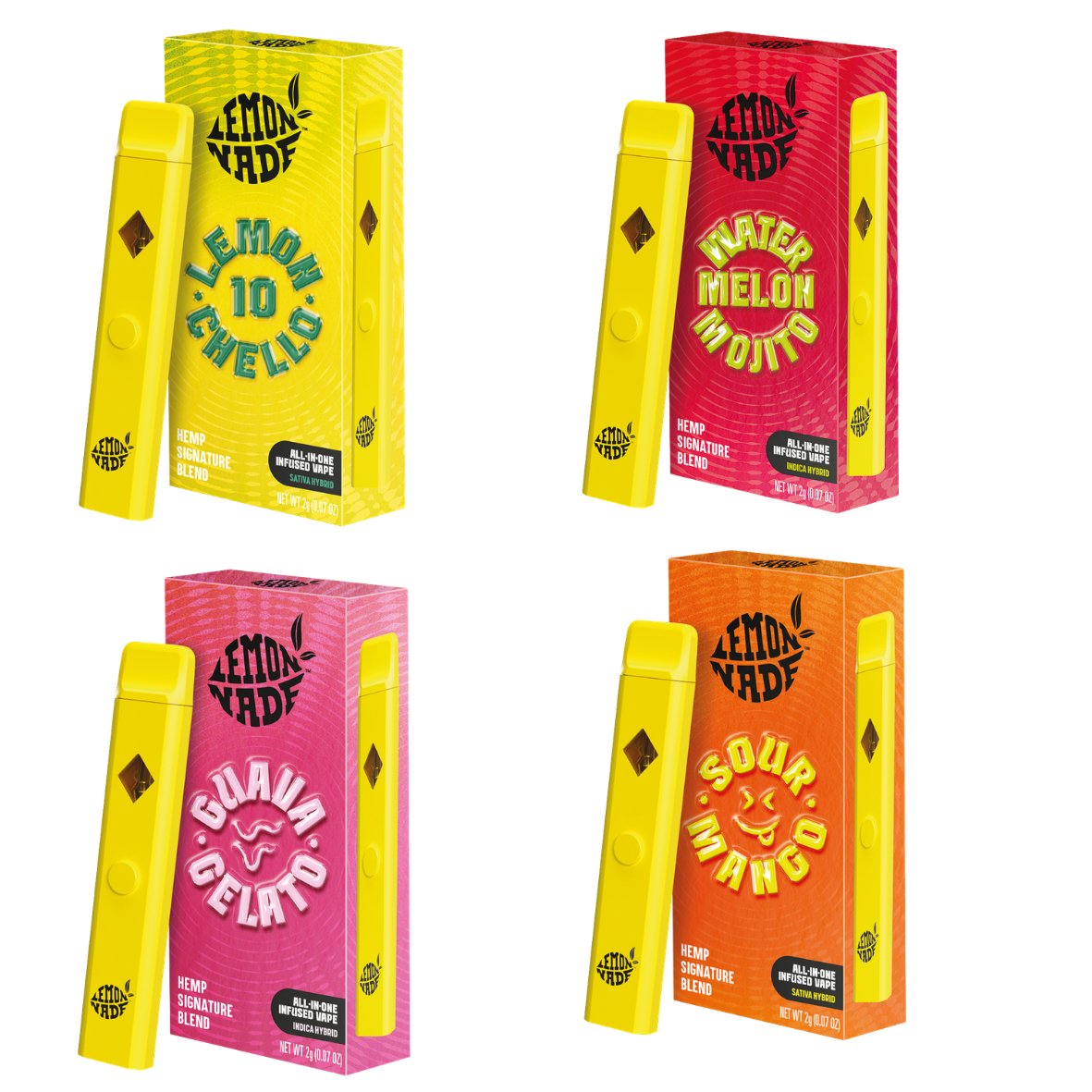 LEMONADE by COOKIES® 2ml Vape Pen 4er Bundle COOKIES®