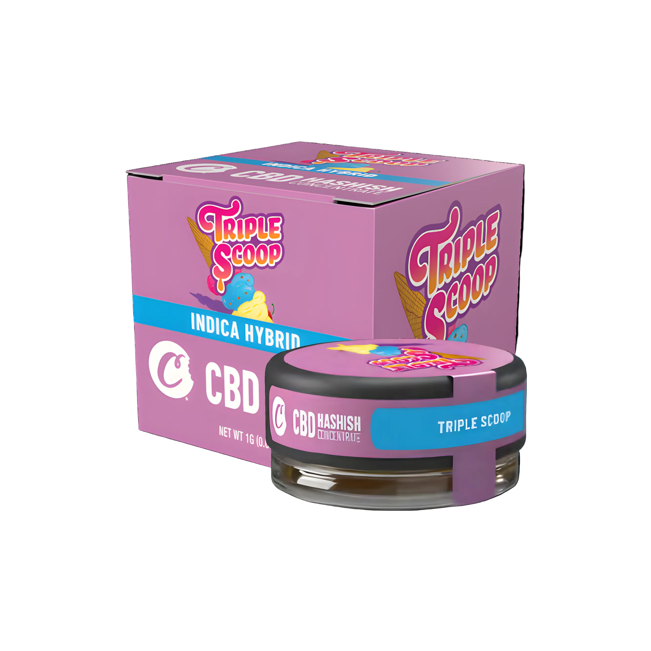 Triple Scoop CBD Hash kaufen | COOKIES® x GLAZED®
